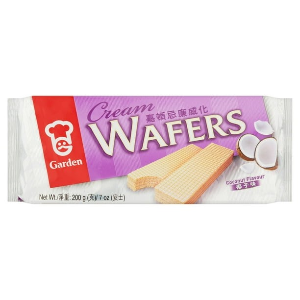 Garden Cream Wafers Coconut 7 Oz