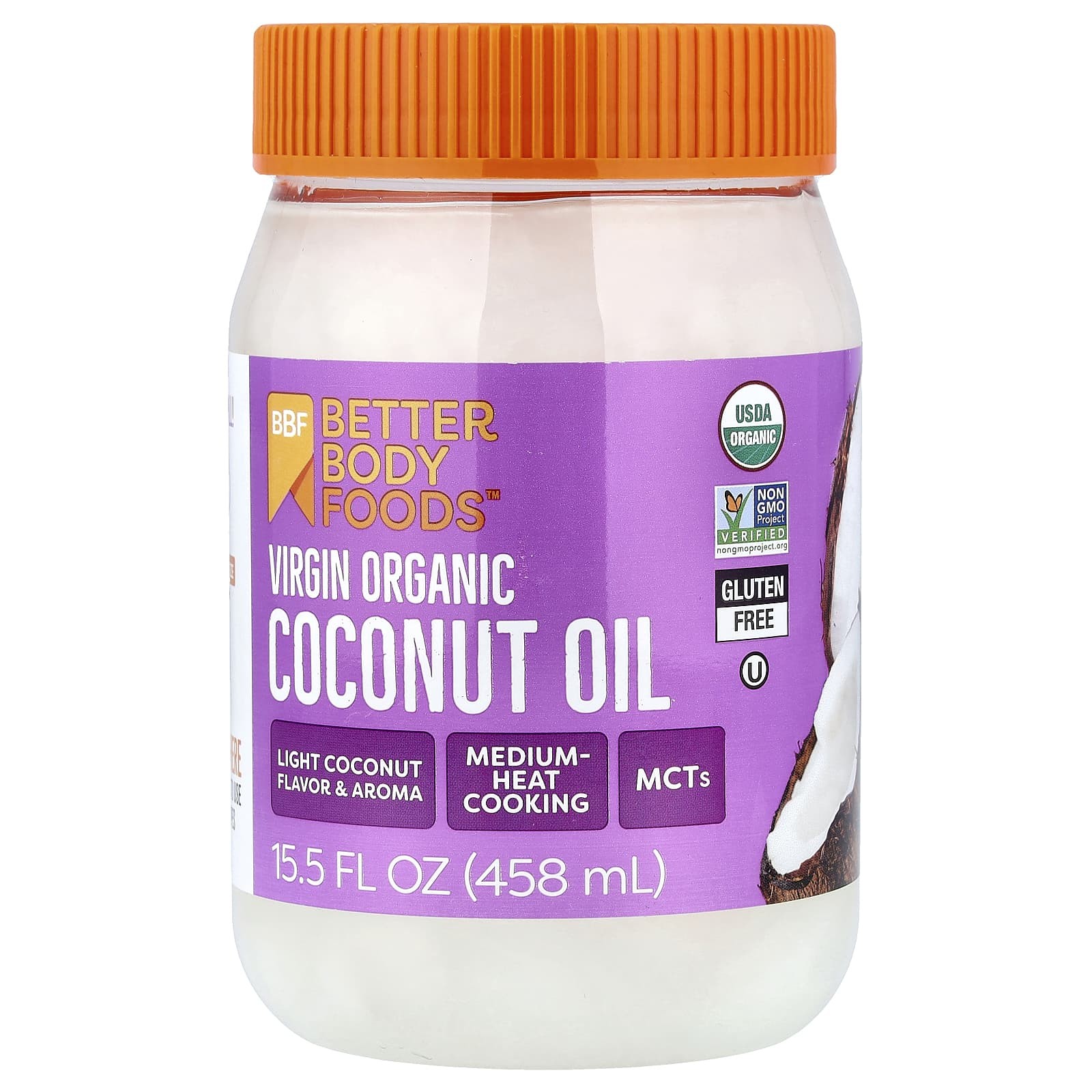 ORGANIC COCNUT OIL 458 ML
