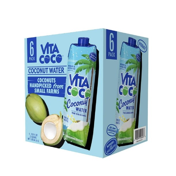 Coco Water 1lt Vita Coco/Zico 6 Each
