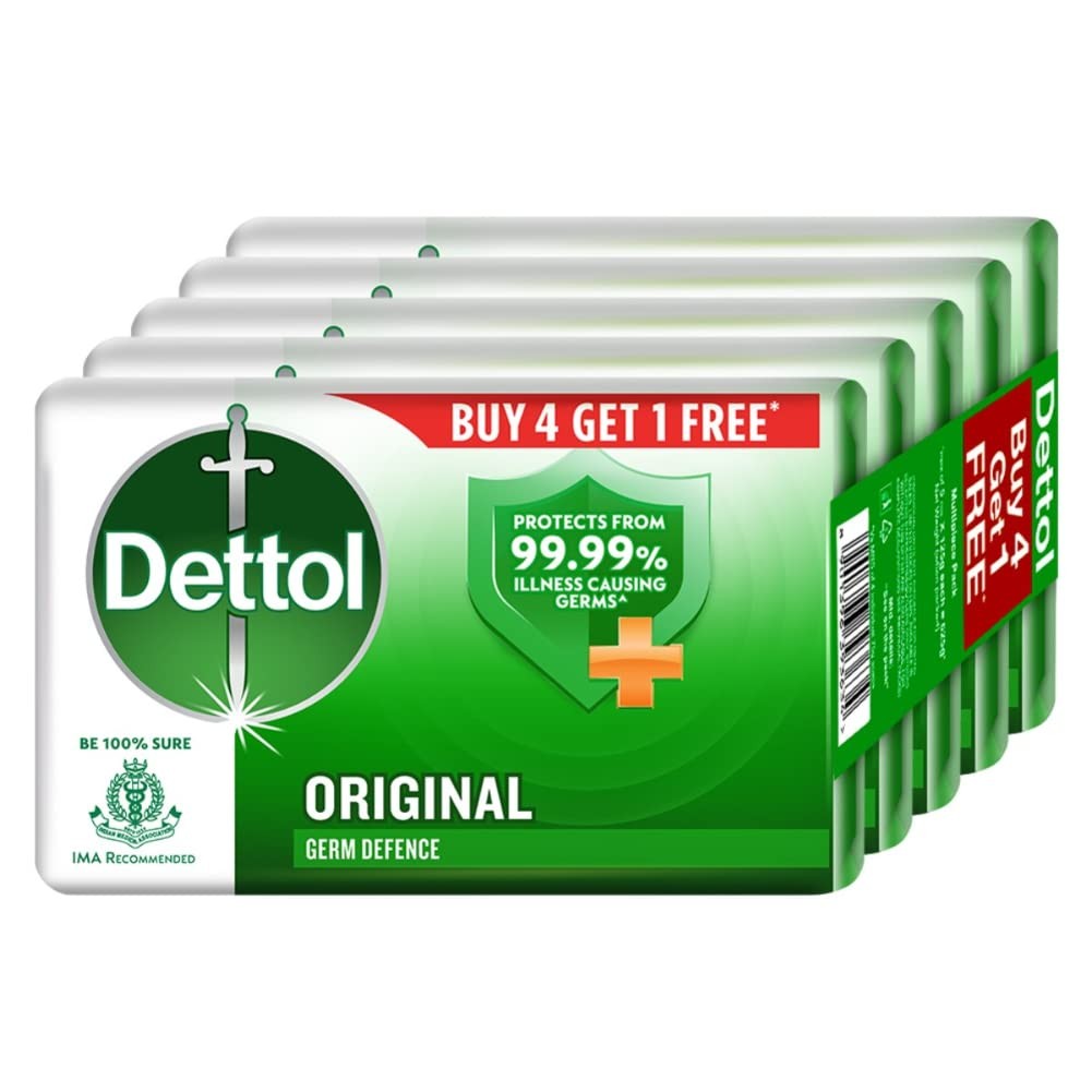 DETTOL SOAP 5 PCS