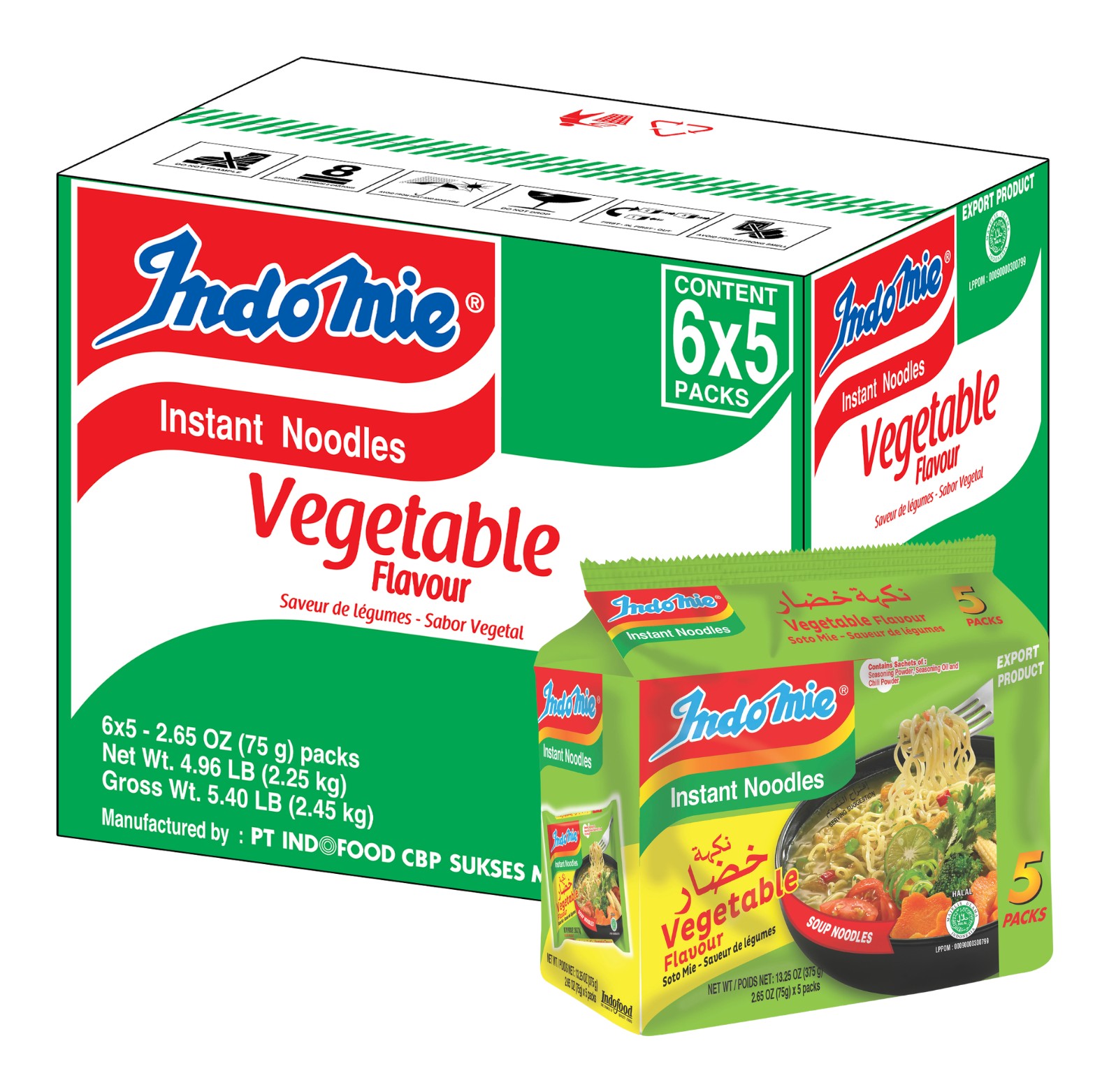 (Indomie) Veg Noodles Box 30 Pcs