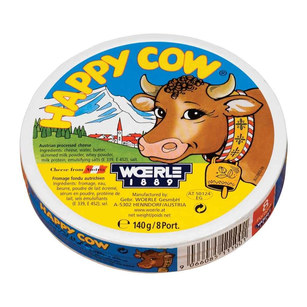 Happy Cow Cheese Wedges 140 GM