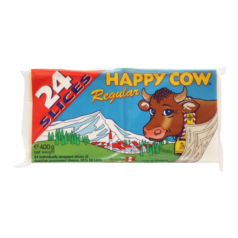 Happy Cow Sliced Cheese 400 GM