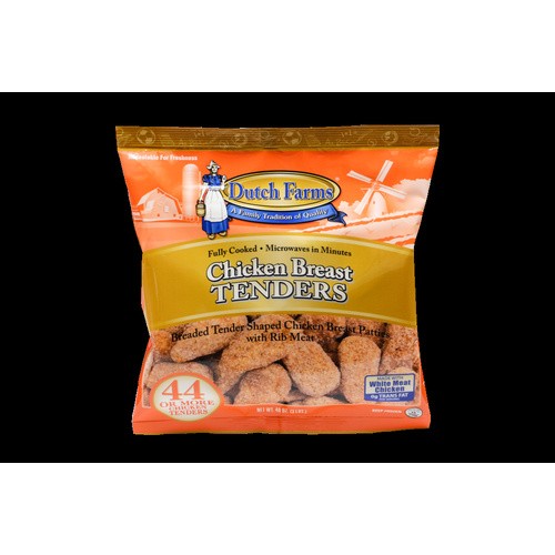 DUTCH FARMS BREADED CHICKEN TENDERS 48 OZ
