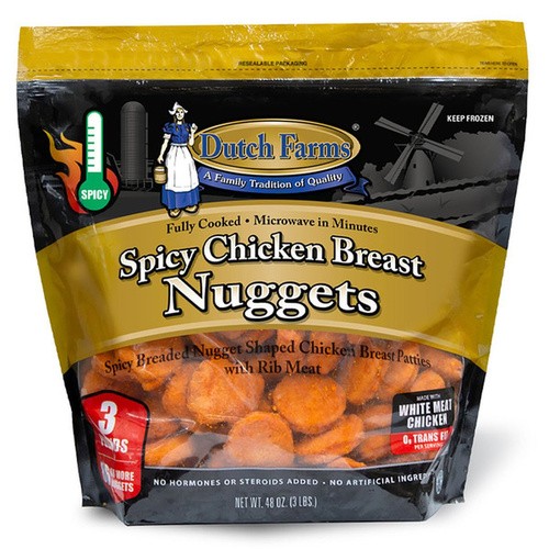 DUTCH FARMS CHICKEN NUGGETS HOT&SPCY 48 OZ