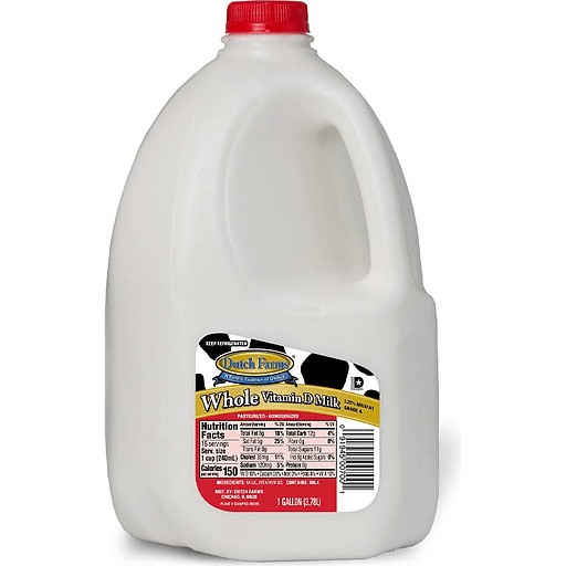 DUTCH FARMS WHOLE MILK                   128 OZ