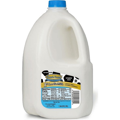 DUTCH FARMS 1  MILK 128OZ                128 OZ