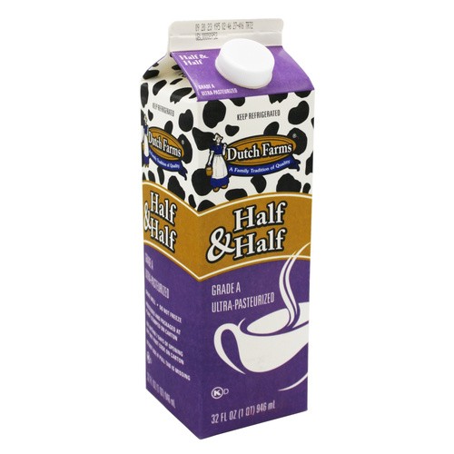 DUTCH FARMS HALF & HALF QUART 32 OZ