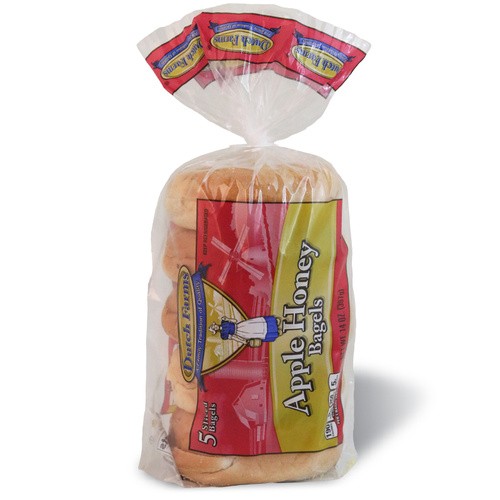 DUTCH FARMS BAGELS APPLE HONEY 14 OZ