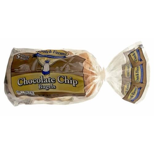 DUTCH FARMS BAGELS CHOCOLATE CHIP 14 OZ