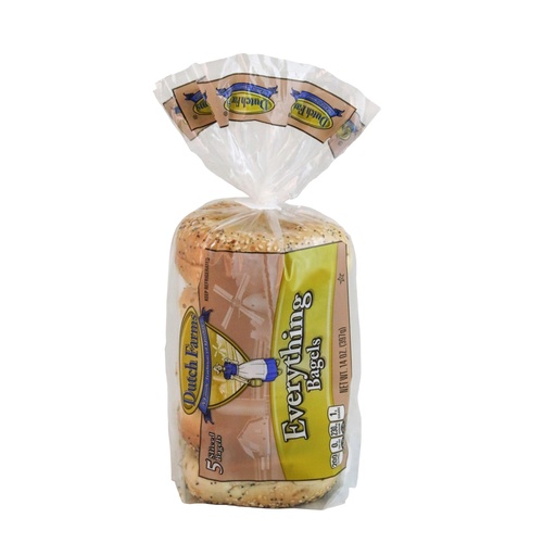 DUTCH FARMS BAGELS EVERYTHING            5 PACK