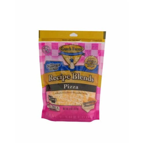 DUTCH FARMS RECIPE BLEND SHRED PIZZA 8 OZ