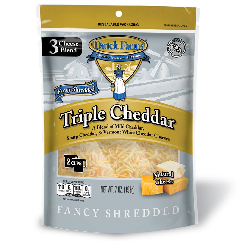 DUTCH FARMS SUPER TRIPLE CHEDDAR 0.44 Lbs