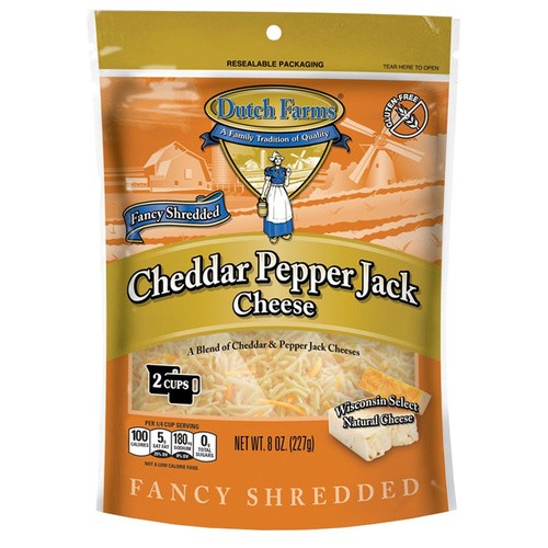 DUTCH FARMS PEPPER JACK CHEESE           8 OZ
