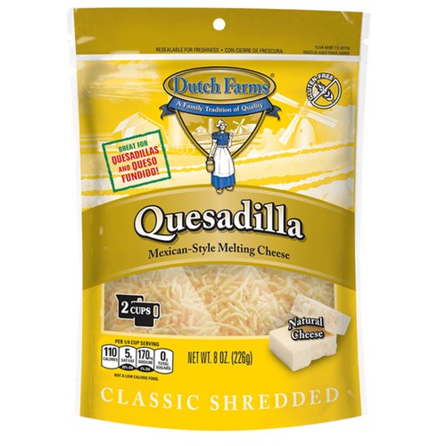 CLASSIC CUT SHRED QUESADILLA             8 OZ