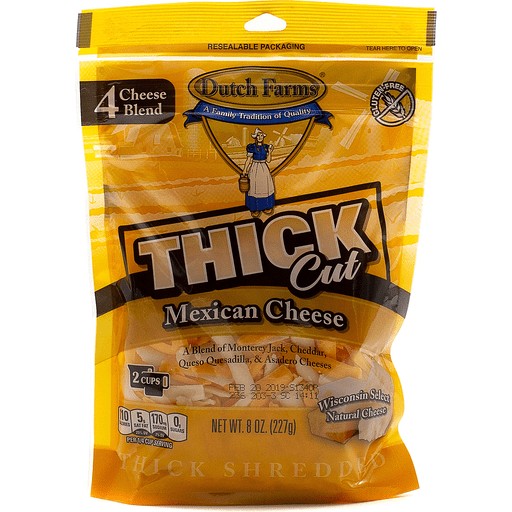 THICKCUT SHRED MEXICAN                   8 OZ