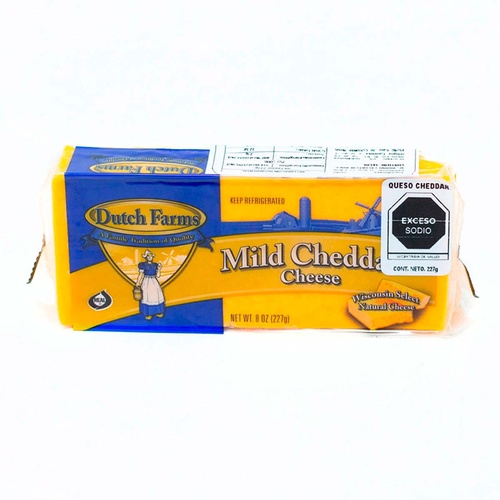 DUTCH FARMS BAR MILD CHEDDAR            8 OZ