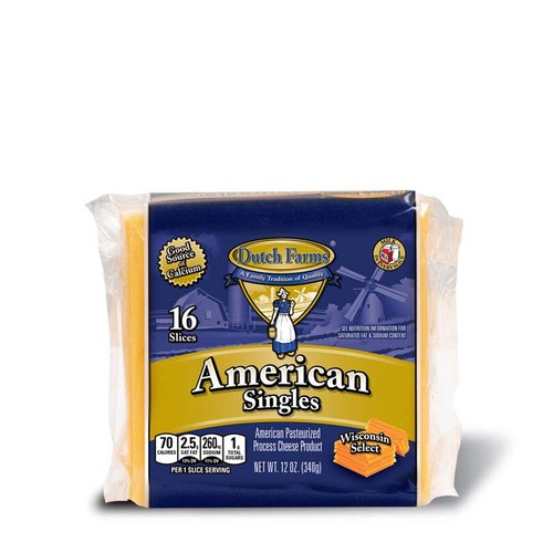 DUTCH FARMS AMERICAN SINGLES 12 OZ