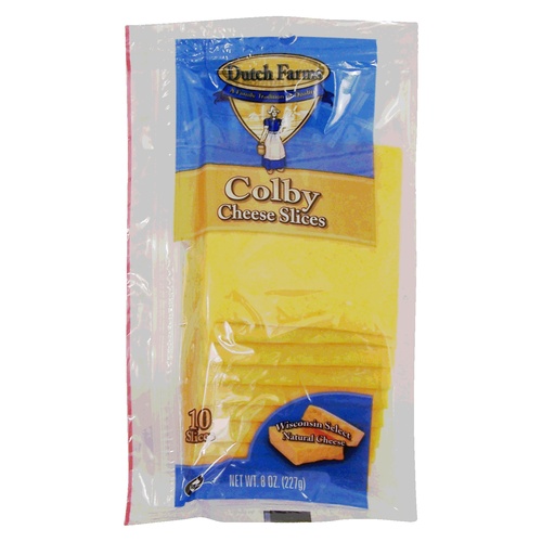 DUTCH FARMS SLICES COLBY                 6 OZ