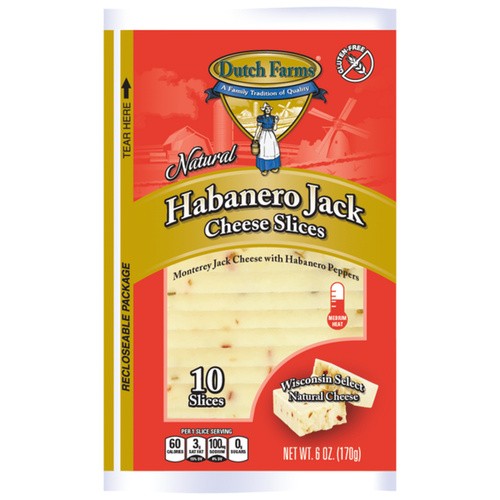 SLICES HABANERO CHEESE                   6 OZ