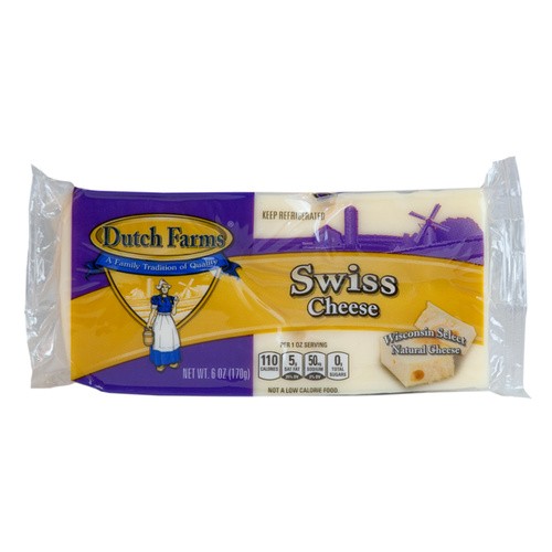 DUTCH FARMS SWISS CHEESE 6 OZ