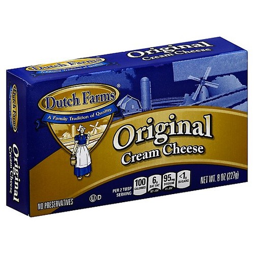 DUTCH FARMS CREAM CHEESE BAR 8 OZ