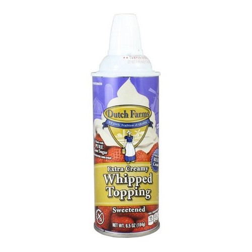 DUTCH FARMS WHIPPED CREAM 6.5 OZ