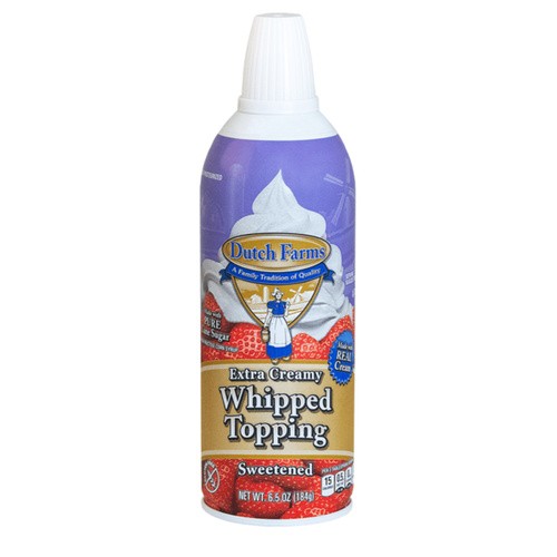 DUTCH FARMS EXTRA CRMY WHIPPED CREAM 6.5 OZ