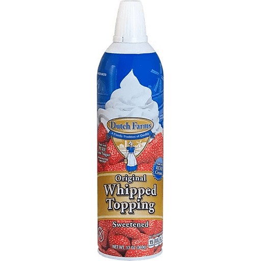 DUTCH FARMS WHIPPED CREAM                13 OZ