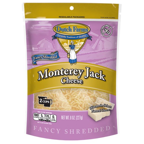 DUTCH FARMS BAR MONTERREY JACK 8 OZ