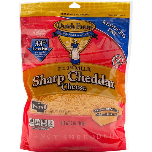 DUTCH FARMS SHARP CHEDDAR CHEESE 0.44 Lbs