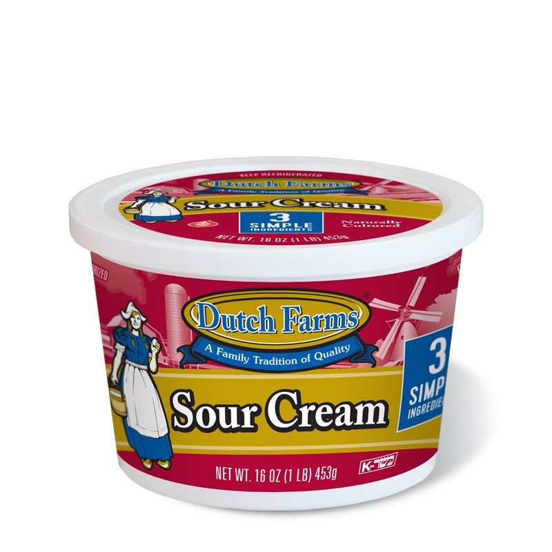 DUTCH FARMS SOUR CREAM 16 OZ