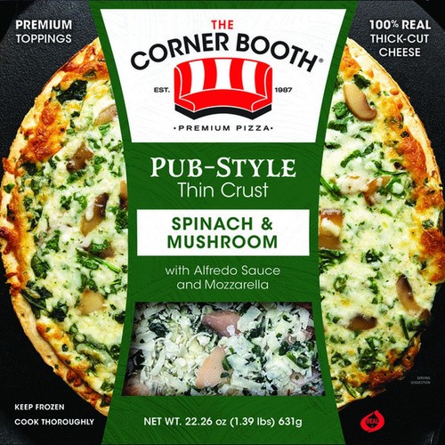 PUB STYLE SPINACH & MUCHROOM PIZZA       22.26 OZ