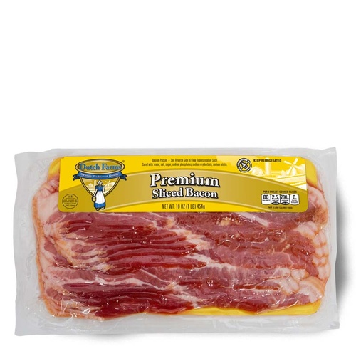 DUCTH FARMS PREMIUM SLICED BACON         24 OZ