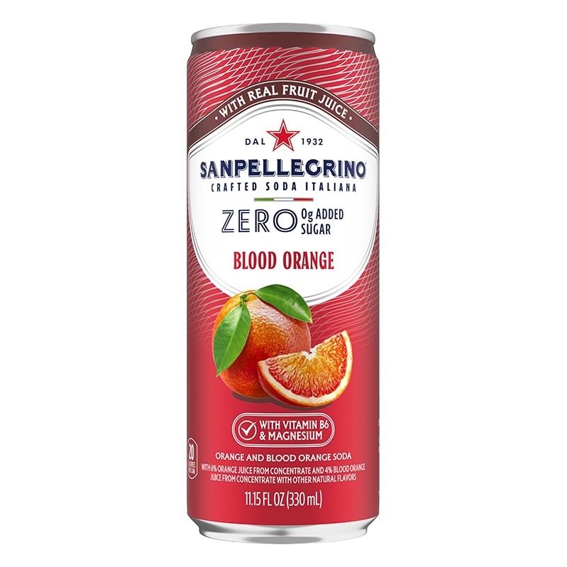 SANPEL BLOOD ORANGE 0 SUGAR 11.15 FLOZ