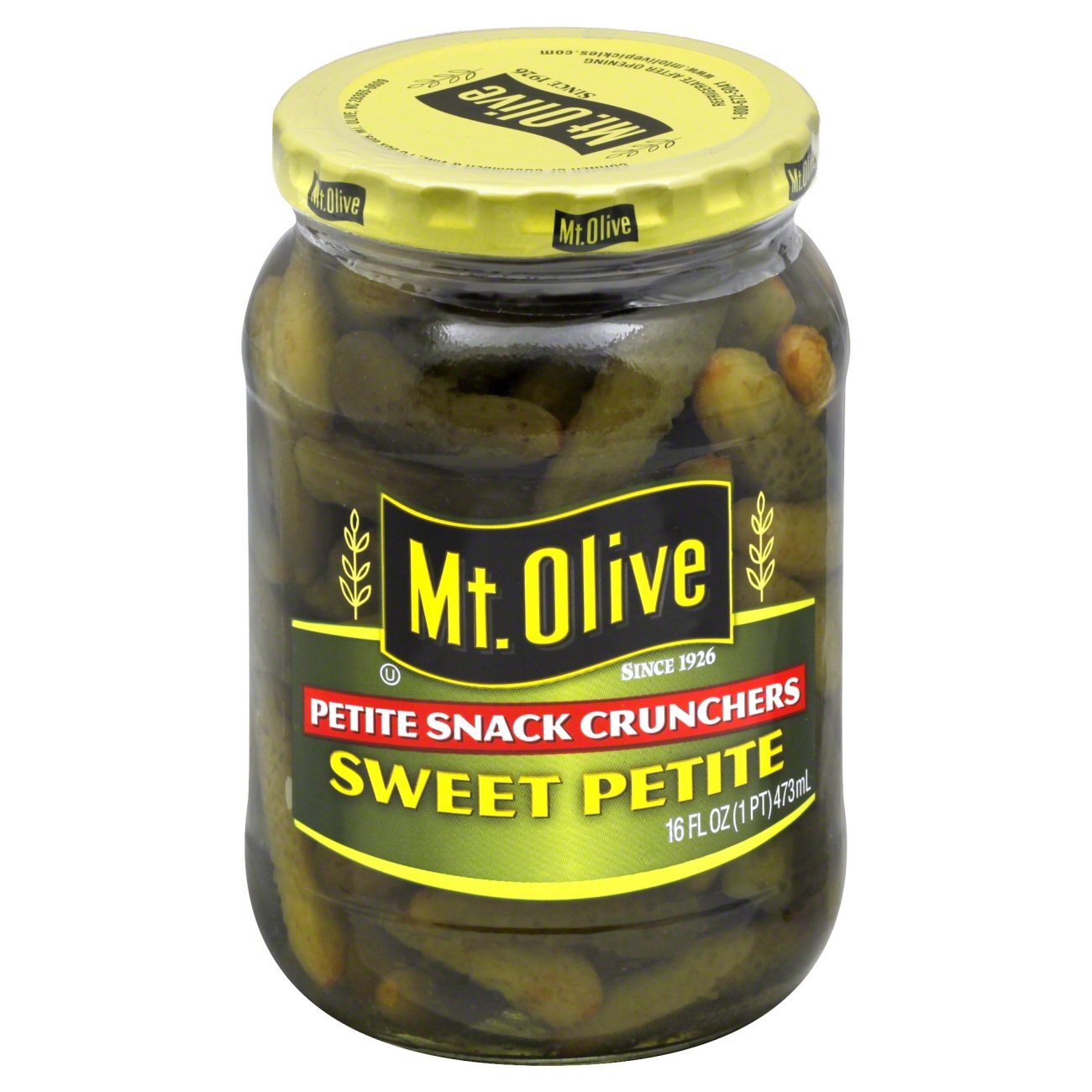 MT OLIVE SWEET PETITE PICKLES 16 OZ