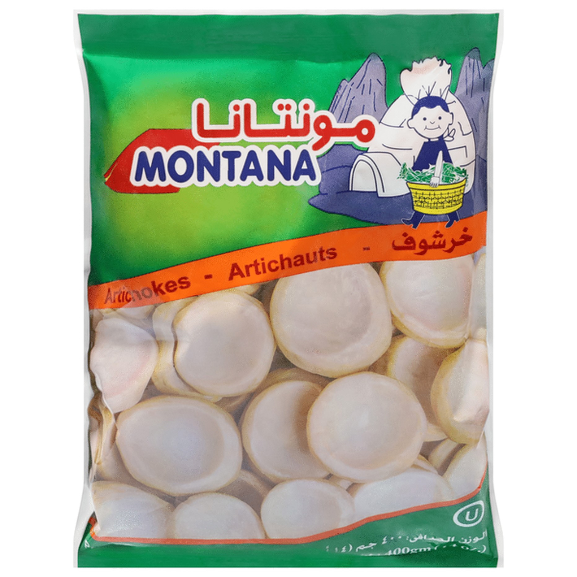 MONTANA ARTICHOKE BOTTOMS FROZEN 14 OZ