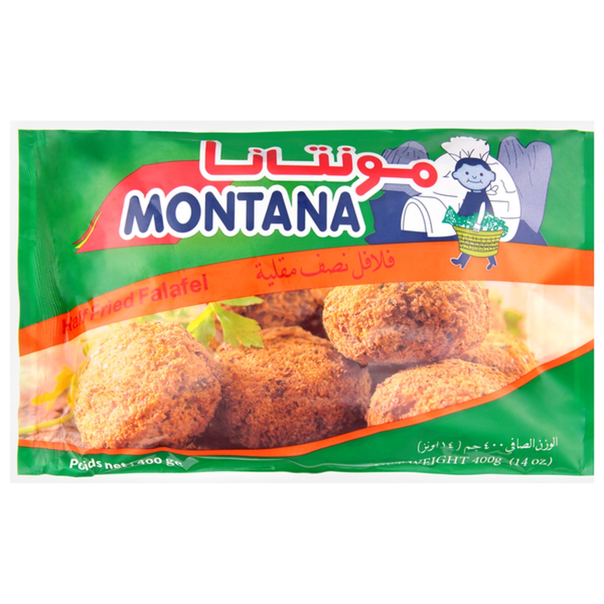 MONTANA FALAFEL HALF FRIED 14 OZ