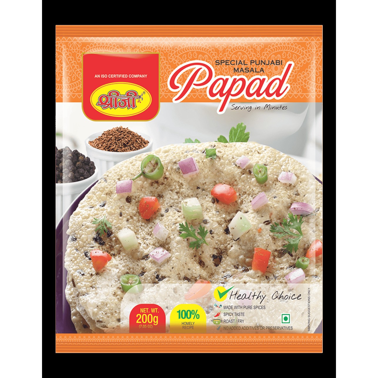 Shreeji Punjabi Papad 200 GM