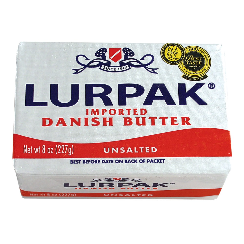 LURPAK UNSALTED BUTTER 8 OZ