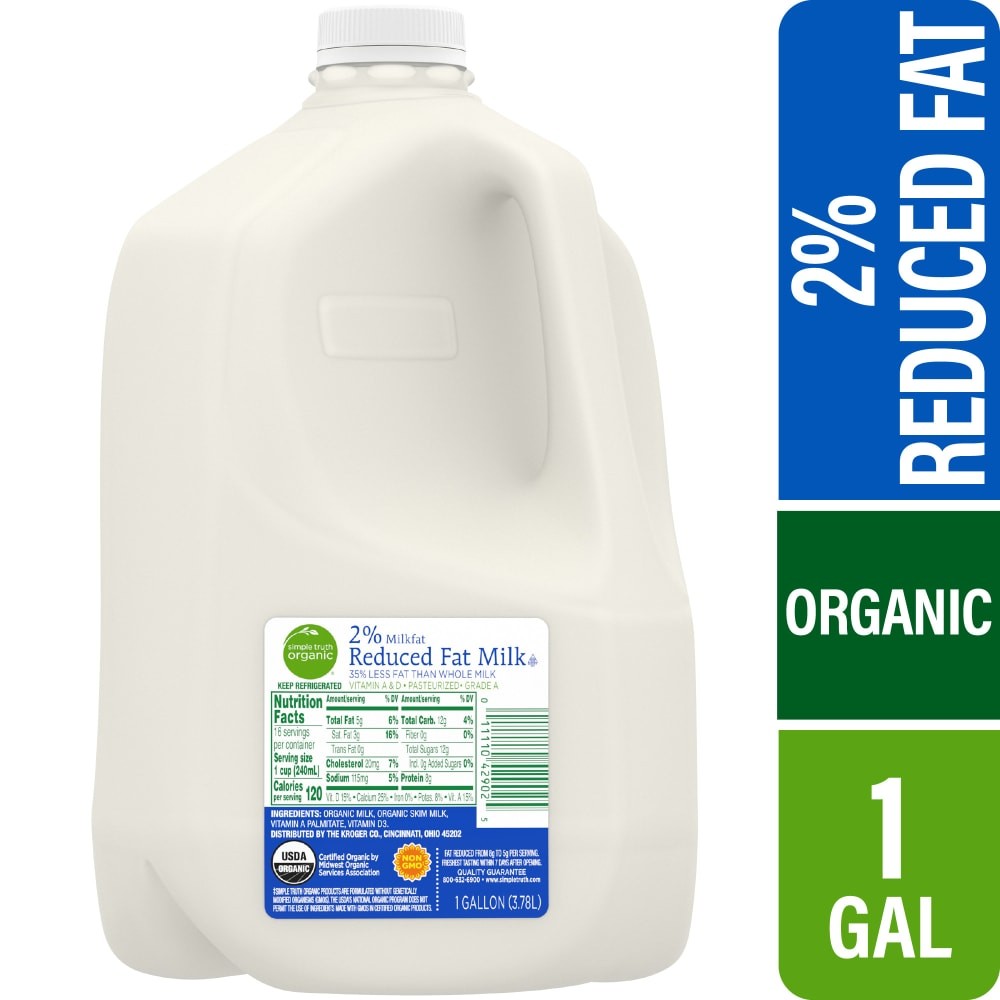 Organic 2% Milk 1 GALLON