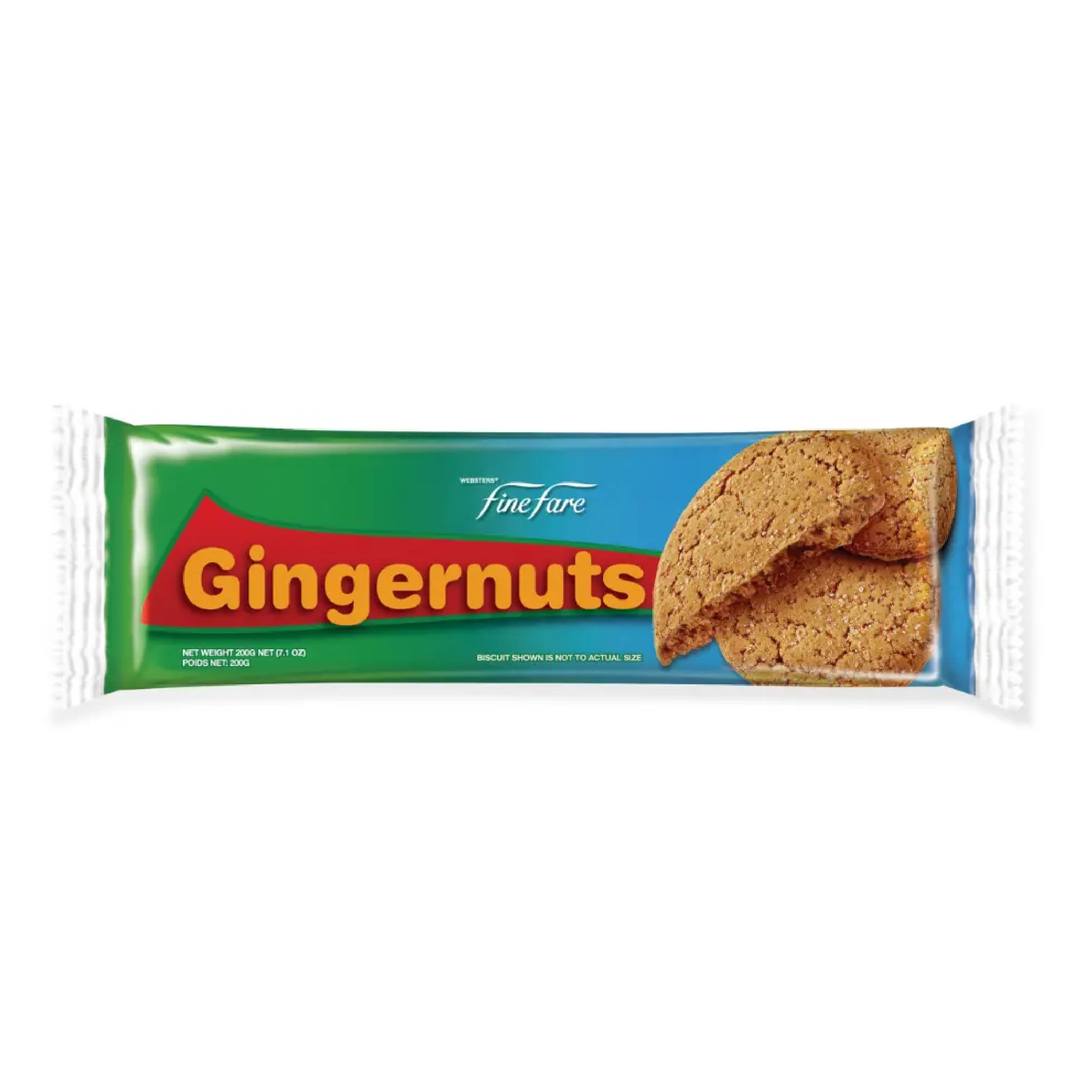 FINE FARE GINGER NUTS  200 GM