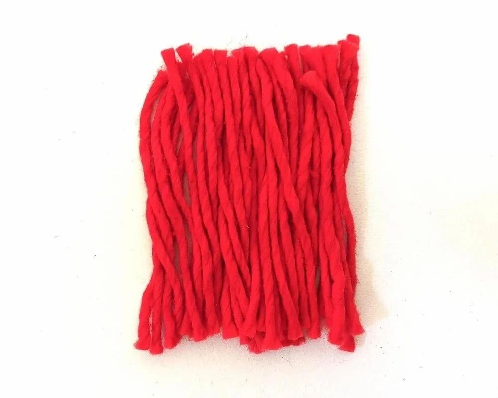 Pooja Wicks Colors 100 PCS