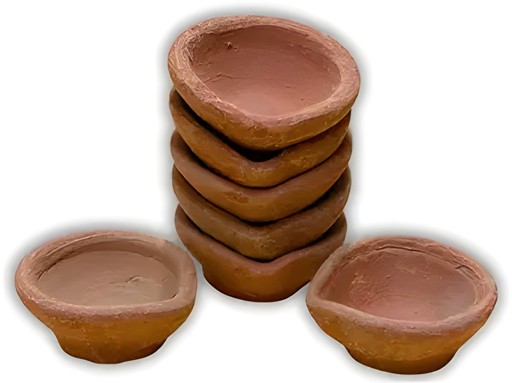 Diya Plain   Med 10 PCS 10 PCS