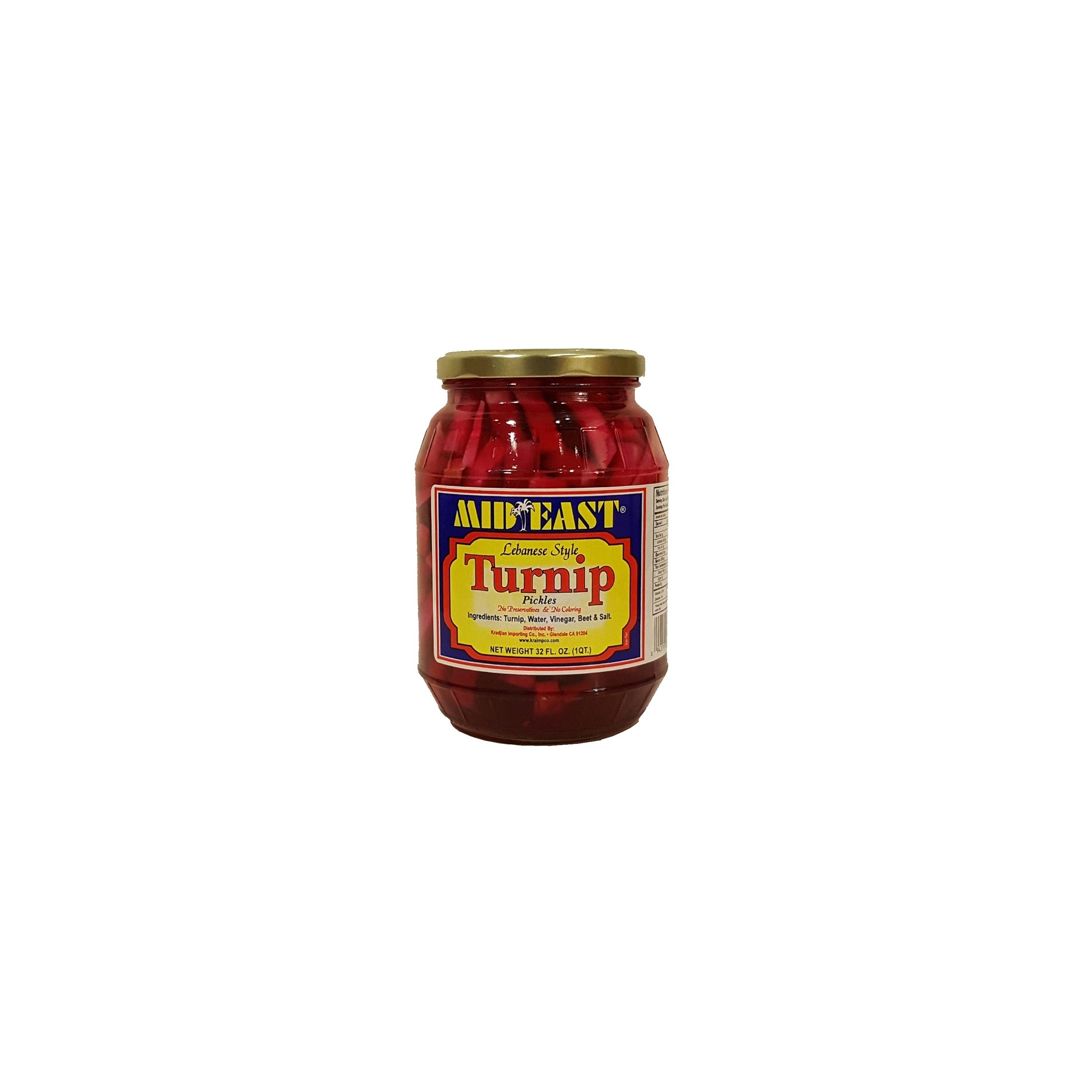 MID EAST TURNIP PICKLE 32 OZ