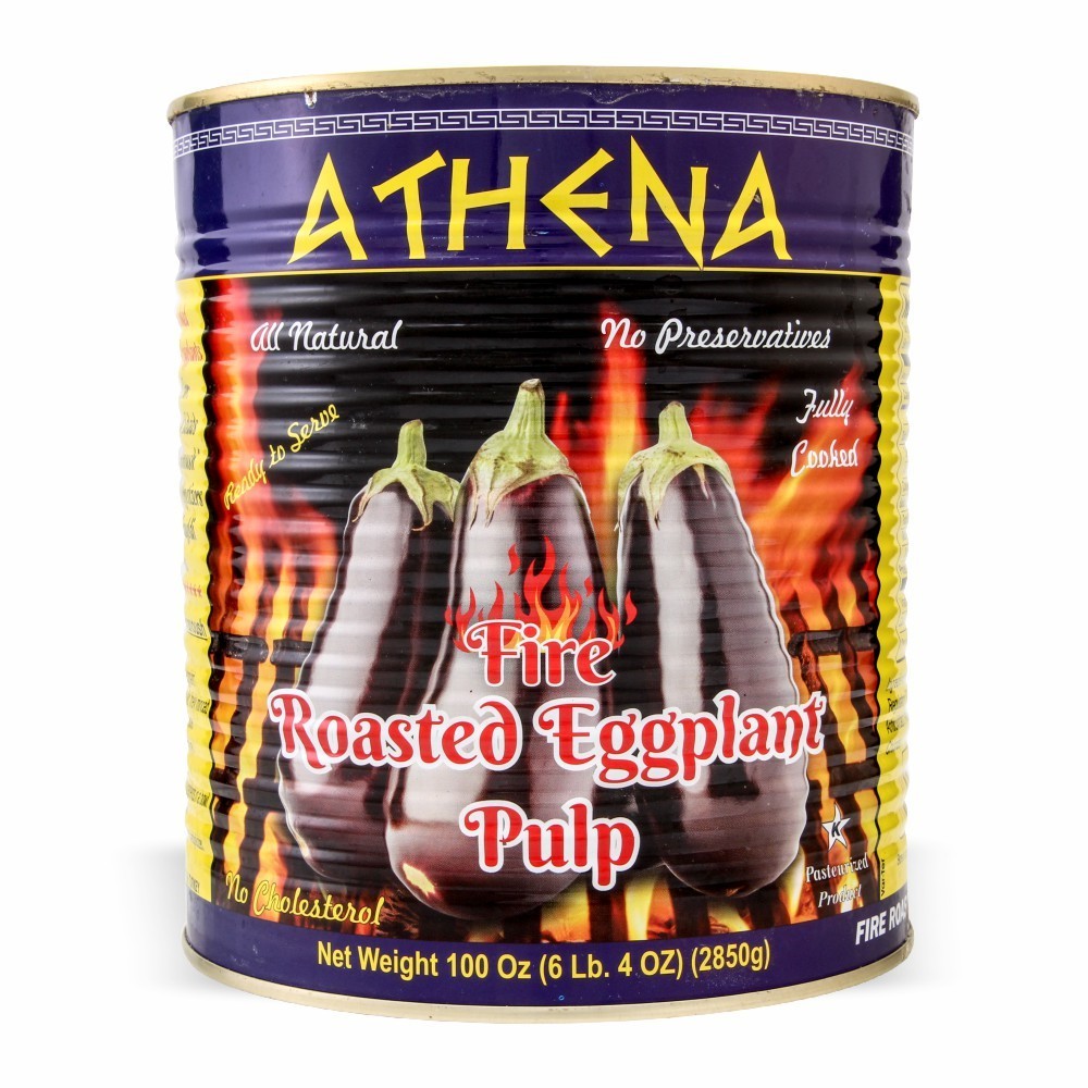 ATHENA FIRE ROASTED GRILLED EGGPLANT PULP 100 OZ