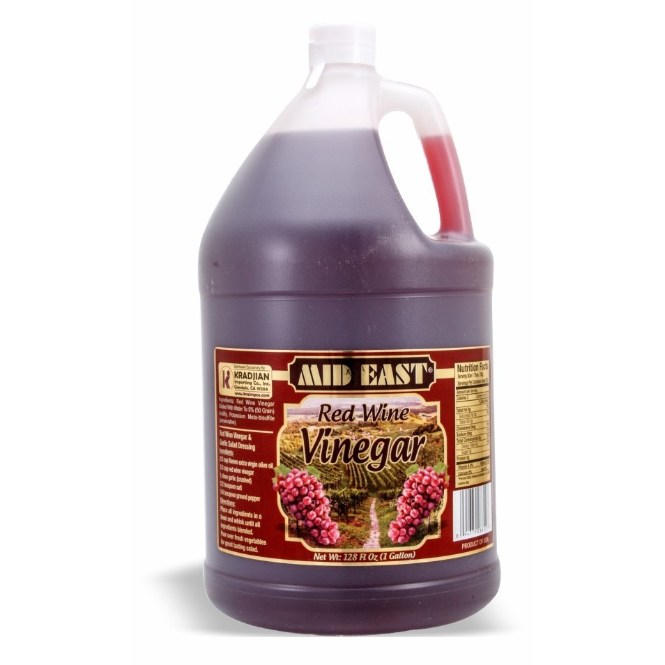 Mid East Red Wine Vinegar 128 OZ