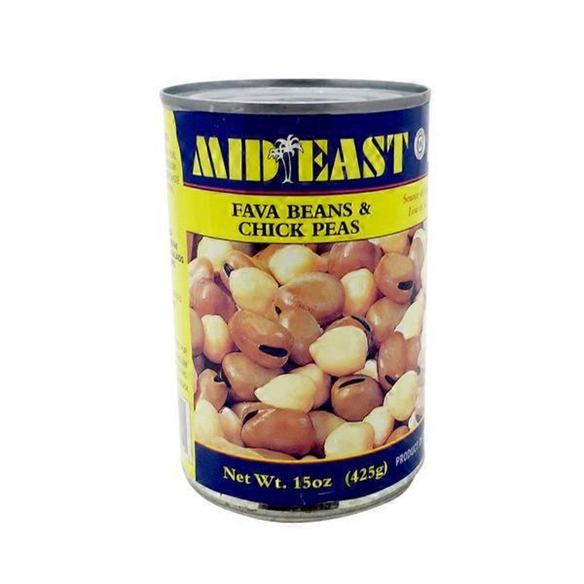 Mid East Fava And Chick Peas 15 OZ