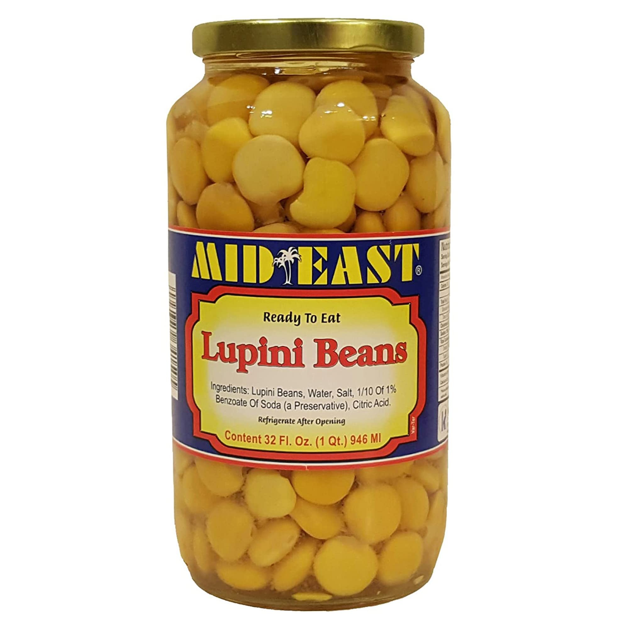 Mid East Lupini Beans 2 LBS