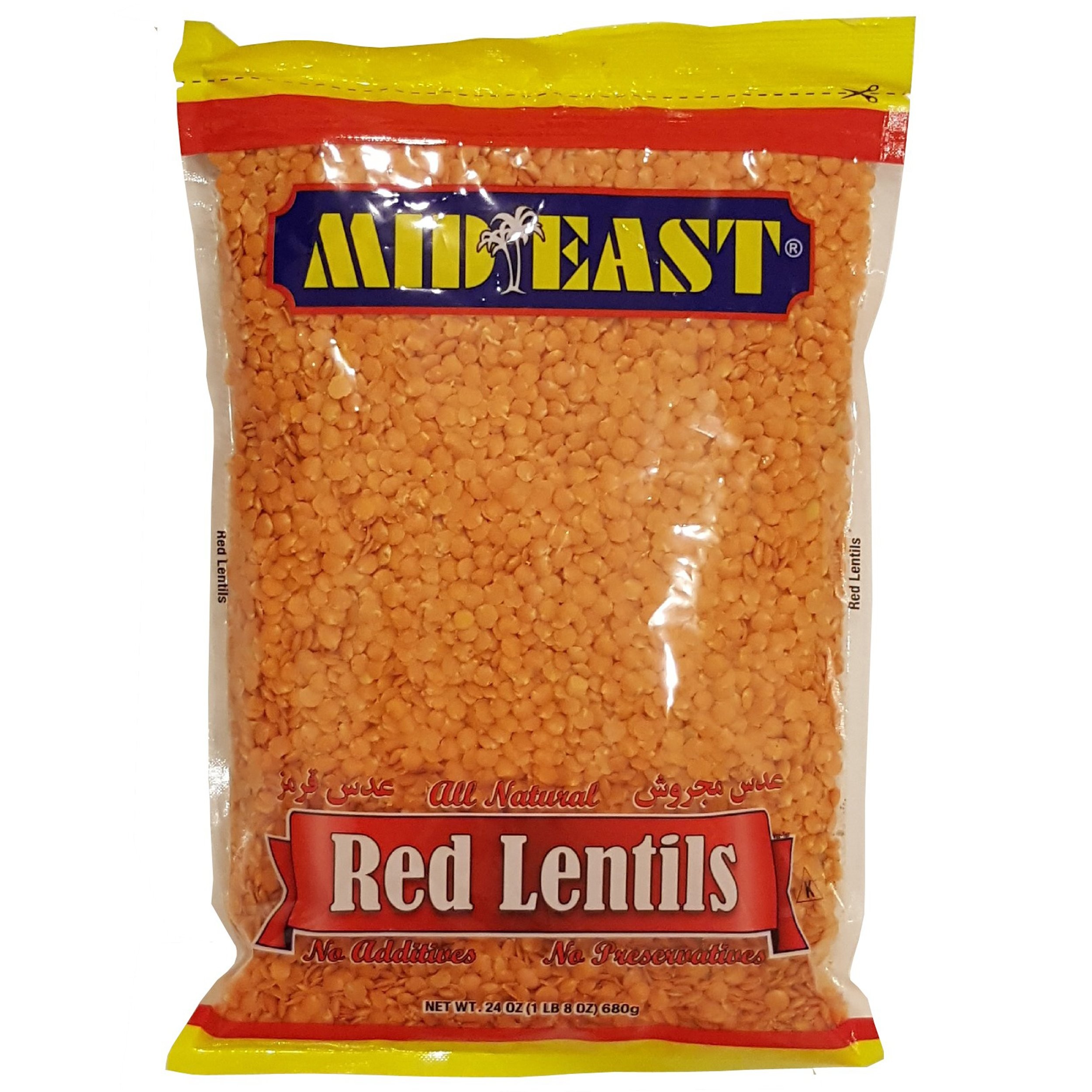 ME RED LENTILS IMPORTED 24 OZ